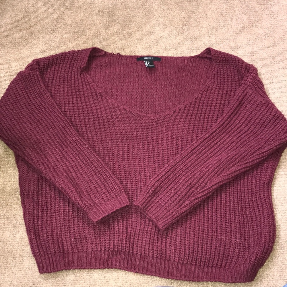 FOREVER 21 - Maroon Sweater